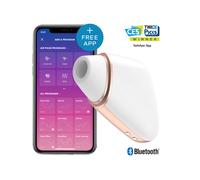 SATISFYER LOVE TRIANGLE ESTIMULADOR Y VIBRADOR - BLANCO