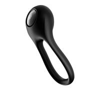 Satisfyer Majestic Duo - Anillo Vibrador Recargable e Impermeable (Negro)