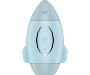 Satisfyer Mission Control Double Air Pulse Vibrator Blue 1ud