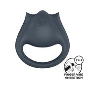 Satisfyer - perfect pair 2 multivibrador 2 en 1 anillo para pene & estimulador d