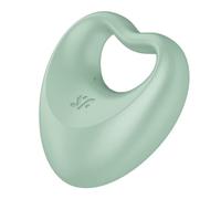 Satisfyer Anillo vibrador para pene Perfect Pair 3 – 2 en 1, 12 programas, IPX7 – Verde