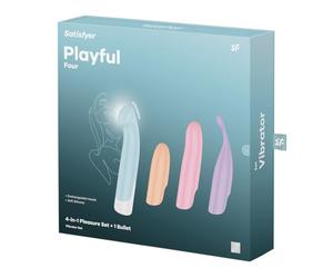 Satisfyer Playful Four Vibrator Set | Set de placer 4 en 1