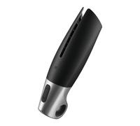 Satisfyer Power Masturbator de 23 cm | Juguete sexual para hombres | Vibrador de glande y pene con app | Estructura acanalada para la masturbación en 14 niveles de vibración intensos y silenciosos.