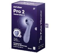 Satisfyer Pro 2 Generación 3 Liquid Air Vibración Satisfyer App Connect Morado