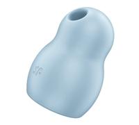 Satisfyer Pro To Go 1 Vibrador | Doble motor | Compacto y recargable | Resistente al agua (IPX7) | Vibrador de ondas de presión en azul claro | Juguetes sexuales para mujeres