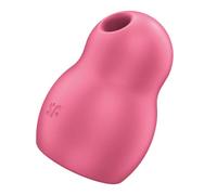 Satisfyer Pro To Go 1 Vibrador | Doble motor | Compacto y recargable | Resistente al agua (IPX7) | Vibrador de ondas de presión en rojo | Juguete sexual para mujeres