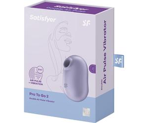 Satisfyer Pro To Go 2 Estimulador y Vibrador Violeta 1ud