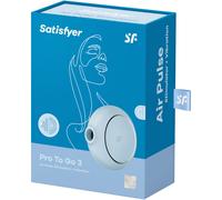 Satisfyer Pro To Go 3 Negro - Estimulador Compacto Con Diseño Portátil Para Placer Diario - AZUL