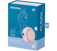 Satisfyer Pro To Go 3 Negro - Estimulador Compacto Con Diseño Portátil Para Placer Diario - ROSA