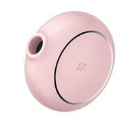 Satisfyer Pro To Go 3 vibrador de ondas de presión | succionador de clítoris femenino | doble motor | ideal para viajar | silicona respetuosa con el cuerpo | resistente al agua (IPX7) en rosa