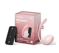 Satisfyer Ribbed Petal Connect App | Juguetes eróticos para Pareja sexuales | Vibrador del Punto G | Recargable y resistente al Agua (IPX7) | Juguetes sexuales Silicona respetuosa con la Piel