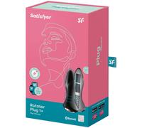 Satisfyer Rotator Plug 1 Plus Rojo - Plug Vibrador Con Control App Y Diseño Ergonómico - NEGRO