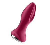 Satisfyer Rotator Plug 2 Connect App Bluetooth Vibrador anal | Vibración y perlas giratorias | Juguetes eróticos para pareja sexuales | Impermeable (IPX7) | Estimulación anal con consolador | Rosa