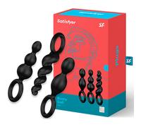 Satisfyer Anal Plugs Set 3pcs Black