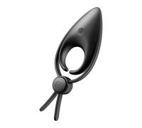 Satisfyer Anillo para el pene Sniper - Ajustable, 12 programas, Silicona, IPX7 - Negro