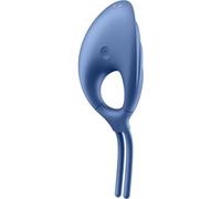 Satisfyer Anillo Vibrador Swordsman – Tamaño ajustable, 12 programas, Silicona, IPX7 – Azul