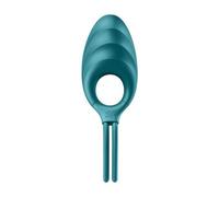 Satisfyer Anillo vibrador para el pene Swordsman, 12 modos, silicona/ABS, ajustable, IPX7, Verde
