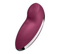 Satisfyer Tap & Climax 2 | 11cm | Vibrador de contacto con función de golpe | Dos motores controlables independientemente | Recargable| Impermeable (IPX7) | Silicona inocua para la piel, color:baya