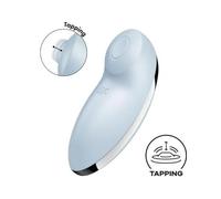 Satisfyer - tap & climax 2 vibrador & estimulador azul