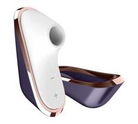 Vibrador Satisfyer 'Traveler' | Vibrador de apoyo con 11 programas de ondas de presión |Estimulación del clítoris fuerte y silenciosa | Pequeño juguete para viajes eróticos | Juguete estimulador