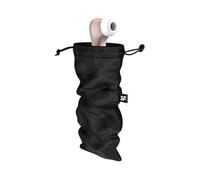 Satisfyer Treasure Bags | Almacenamiento de Sextoy | Material suave y lavable | Almacenamiento discreto | Color en Negro y Tamaño en L
