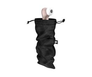 Satisfyer Treasure Bags | Almacenamiento de Sextoy | Material suave y lavable | Almacenamiento discreto | Color en Negro y Tamaño en L