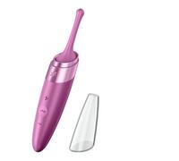 Satisfyer Twirling Delight Vibrador | Juguete sexual resistente al agua (IPX7) | Silicona | Punta de estimulación con motor potente | 40 programas en baya