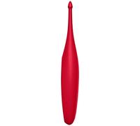 Satisfyer Twirling Fun Rojo - Estimulador Con Vibración Circular Para Placer Precisos