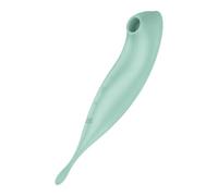 SATISFYER TWIRLING PRO+ ESTIMULADOR Y VIBRADOR - VERDE