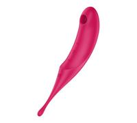 Satisfyer Twirling Pro vibrador de ondas de presión | vibrador de clítoris | silicona respetuosa con el cuerpo | 11 programas de ondas de presión y 12 de vibración | succionador de clítoris femenino
