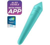 SATISFYER - ULTRA POWER BULLET 8 BALA VIBRADORA TURQUESA