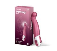 Vibrador Punto G Satisfyer Vibes 'Petting Hippo', estimulador de clítoris con 12 modos de vibración, juguete sexual para mujeres, resistente al agua (IPX7) recargable