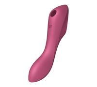 Satisfyer curvy trinity 3 estimulador clitoris - rojo