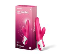 Satisfyer Vibrador Mr Rabbit | Punto G y Estimulador de Clítoris | Con 12 Modos de Vibración | Juguetes sexuales para Mujeres | Impermeable (IPX7) | Recargable Consoladores