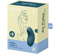 Satisfyer Vulva Lover 2 Azul - Estimulador Ergonómico Para Placer Intenso - AZUL