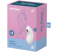 Satisfyer Vulva Lover 2 Azul - Estimulador Ergonómico Para Placer Intenso - BLANCO