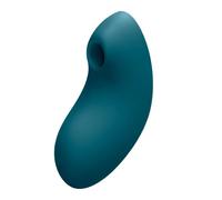 Satisfyer Estimulador y Vibrador Vulva Lover 2 – Ondas de presión y vibración 2:1, silicona, azul