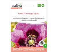 Sativa Flor Anual - Amapola Bio Planète Rouge Du Jura - 1 paq.