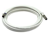 Satix SKK00503 - Coaxial cable 5 m, conectores tipo F, color blanco