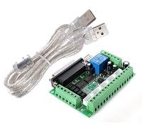 SATKIT 5 Axis CNC Breakout Board Adapter for Stepper Motor Driver Mach3+USB Cable