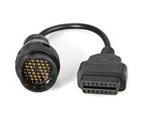 SATKIT Adaptador Convertidor 38 Pin a OBD2 16 Pin Compatible con vehículos de 38 Pines Conector Diagnóstico Escáner