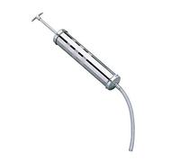 SATKIT Jeringa Pistola de Succion de Aceite 500cc con Tubo Flexible 300mm para Coches Furgonetas Camiones y Maquinaria Industrial