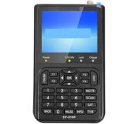 SATLINK SP-2100 - Medidor de satélite HD para DVB-S/DVB-S2 MPEG-2/4 (pantalla TFT LCD de 3,5", señal de sonido, incluye fuente de alimentación, cable adaptador AV y funda protectora de nailon)