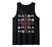 Sator Arepo Tenet Opera Rotas Christian Symbol Camiseta sin Mangas