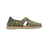 Satorisan - Benirras Microperforated - Sandalias Deportivas para Hombre y Mujer - Sandalias Planas Cuero Respetuosas, Cómodas y Duraderas - Color Celery - Talla 39