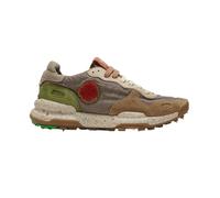 Satorisan - Chacrona Linen - Zapatillas Casual para Hombre - Sneakers Urbanas Cuero y Lino Respetuosas, Cómodas y Duraderas - Color Faded Chestnut - Talla 45