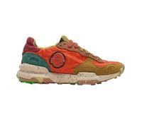 Satorisan - Chacrona Linen - Zapatillas Casual para Hombre - Sneakers Urbanas Cuero y Lino Respetuosas, Cómodas y Duraderas - Color Rhubarb Juice M - Talla 40