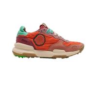 Satorisan - Chacrona Linen - Zapatillas Casual para Mujer - Sneakers Urbanas Cuero y Lino Respetuosas, Cómodas y Duraderas - Color Rhubarb Juice W - Talla 37