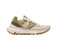 Satorisan - Chacrona Metta Lino Whitewisp - Zapatillas Casual para Hombre - Sneakers Urbanas Cuero y Lino Respetuosas, Cómodas y Duraderas - Color Algue - Talla 44