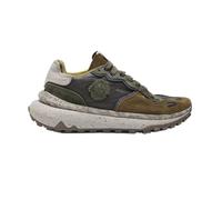 Satorisan - Chacrona Metta - Zapatillas Casual para Hombre - Sneakers Urbanas Cuero Respetuosas, Cómodas y Duraderas - Color Dark Olive - Talla 46